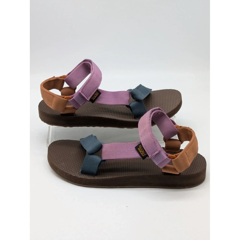 Teva Original Universal Sandals Pink Blue Brown Sport Hiking Women's Size 6